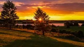 Zachód Słońca przy miejscowości Sterławki, sierpień 2020 r. - zdjęcie 26