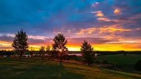 Zachód Słońca przy miejscowości Sterławki, sierpień 2020 r. - zdjęcie 32