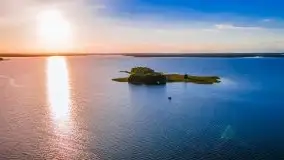 Zachód słońca nad jeziorem Dargin - zdjęcie 12