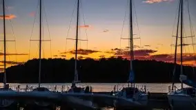 Zachód słońca nad jeziorem Kisajno - zdjęcie 35