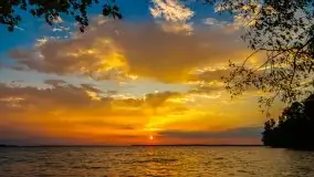 Wrześniowy zachód słońca w porcie Nowy Harsz, jez. Dargin - zdjęcie 9