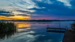 Wschód słońca nad jeziorem Pozezdrze - zdjęcie 3