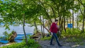 Sprzątanie Świata (Mazur) przez Rotarack Giżycko i Giżycką Grupę Regatową - zdjęcie 32