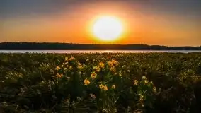 Październikowy wschód słońca nad jeziorem Kruklin - zdjęcie 8