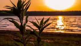 Październikowy wschód słońca nad jeziorem Kruklin - zdjęcie 44