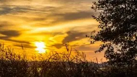 Wschód słońca, okolice i jezioro Kisajno, październik 2020 - zdjęcie 5