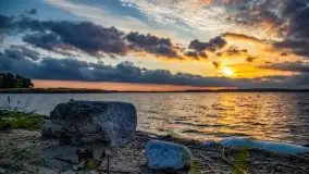 Zachód słońca nad jeziorem Kisajno - zdjęcie 8