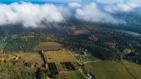 Mgła nad jeziorem Dargin i Nowym Harszem - zdjęcie 28