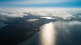 Mgła nad jeziorem Dargin i Nowym Harszem - zdjęcie 63