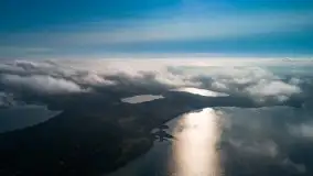 Mgła nad jeziorem Dargin i Nowym Harszem - zdjęcie 40