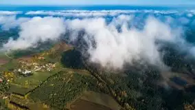 Mgła nad jeziorem Dargin i Nowym Harszem - zdjęcie 47