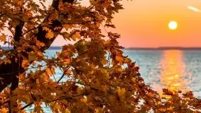 Zachód słońca, jezioro Dargin, przystań Melnik - zdjęcie 22