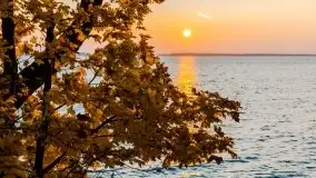 Zachód słońca, jezioro Dargin, przystań Melnik - zdjęcie 10