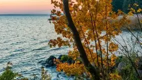 Zachód słońca, jezioro Dargin, przystań Melnik - zdjęcie 38