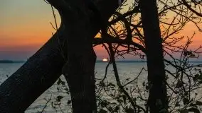 Zachód słońca, jezioro Dargin, przystań Melnik - zdjęcie 34