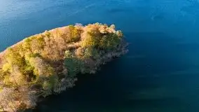 Jesienne jezioro Dobskie, Fuleda i wyspa Heleny, listopad 2020 - zdjęcie 8