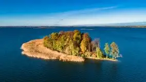 Jesienne jezioro Dobskie, Fuleda i wyspa Heleny, listopad 2020 - zdjęcie 4