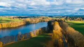 Mazurska jesień z lotu mewy, listopad 2020 r. - zdjęcie 14