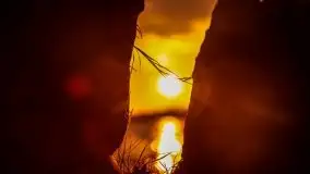 Zachód słońca i resztki jesieni nad jeziorem Ołów - zdjęcie 27