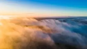 Pierwszy śnieg i wschód słońca nad jeziorem Boczne - zdjęcie 49