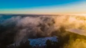 Pierwszy śnieg i wschód słońca nad jeziorem Boczne - zdjęcie 73