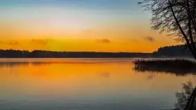 Pierwszy śnieg i wschód słońca nad jeziorem Boczne - zdjęcie 80