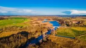 Jesień z lotu ptaka przy jeziorze Tałtowisko i kanale Grunwaldzkim - zdjęcie 8