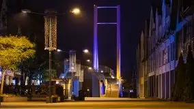 Nocne listopadowe kolory Giżycka - zdjęcie 1