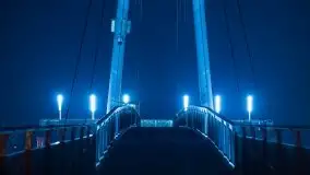 Nocne listopadowe kolory Giżycka - zdjęcie 3