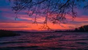 Piękny, grudniowy wschód słońca nad jeziorem Święcajty, 2020 - zdjęcie 3