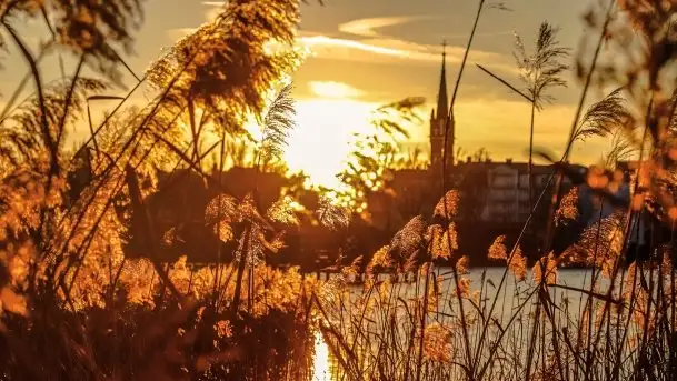 Grudniowy zachód słońca w Kętrzynie, 2020 - zdjęcie 7