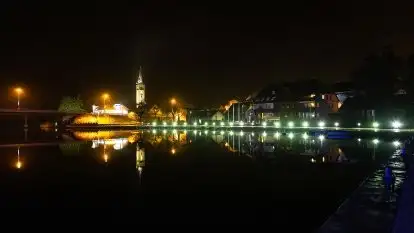 Nocne zdjęcia Mikołajek