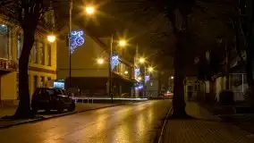 Świąteczny nocny Pisz, grudzień 2020 r. - zdjęcie 15