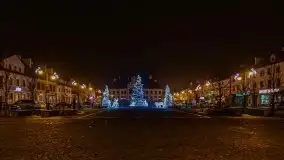 Świąteczny nocny Pisz, grudzień 2020 r. - zdjęcie 16