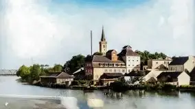 Przedwojenne pokolorowane zdjęcia Mikołajek (Nikolaiken) - zdjęcie 6