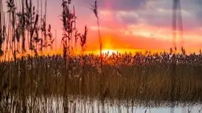 Zimowy zachód słońca między jeziorem Dargin i Sztynorckie - zdjęcie 29