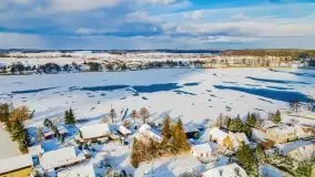 Zima na Mazurach - Port Dla Mew - zdjęcie 1