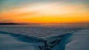 Zimowy wschód słońca nad jeziorem Dargin i... -27 stopni - zdjęcie 52