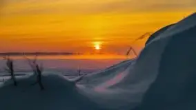 Zimowy wschód słońca nad jeziorem Dargin i... -27 stopni - zdjęcie 64