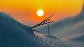 Zimowy wschód słońca nad jeziorem Dargin i... -27 stopni - zdjęcie 66