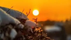 Zimowy wschód słońca nad jeziorem Dargin i... -27 stopni - zdjęcie 103