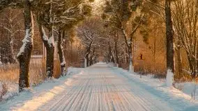 Zimowy wschód słońca nad jeziorem Dargin i... -27 stopni - zdjęcie 96