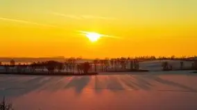 Zachód słońca nad jeziorem Święcajty, Cmentarz wojenny Jagerhohe - zdjęcie 2