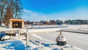 Stanica Wodna Stranda w zimowej scenerii - zdjęcie 10