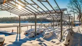 Stanica Wodna Stranda w zimowej scenerii - zdjęcie 43