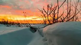 Wschód słońca w okolicach Sztynortu, zima 2021 - zdjęcie 20
