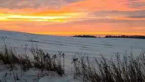 Wschód słońca w okolicach Sztynortu, zima 2021 - zdjęcie 30