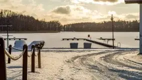 Port w Sztynorcie w zimowej scenerii, styczeń 2021 r. - zdjęcie 72