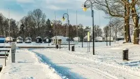 Port w Sztynorcie w zimowej scenerii, styczeń 2021 r. - zdjęcie 78