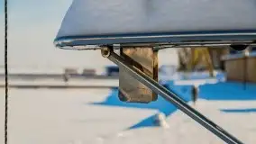 Zima w porcie AZS, jezioro Niegocin, 2021 r. - zdjęcie 25